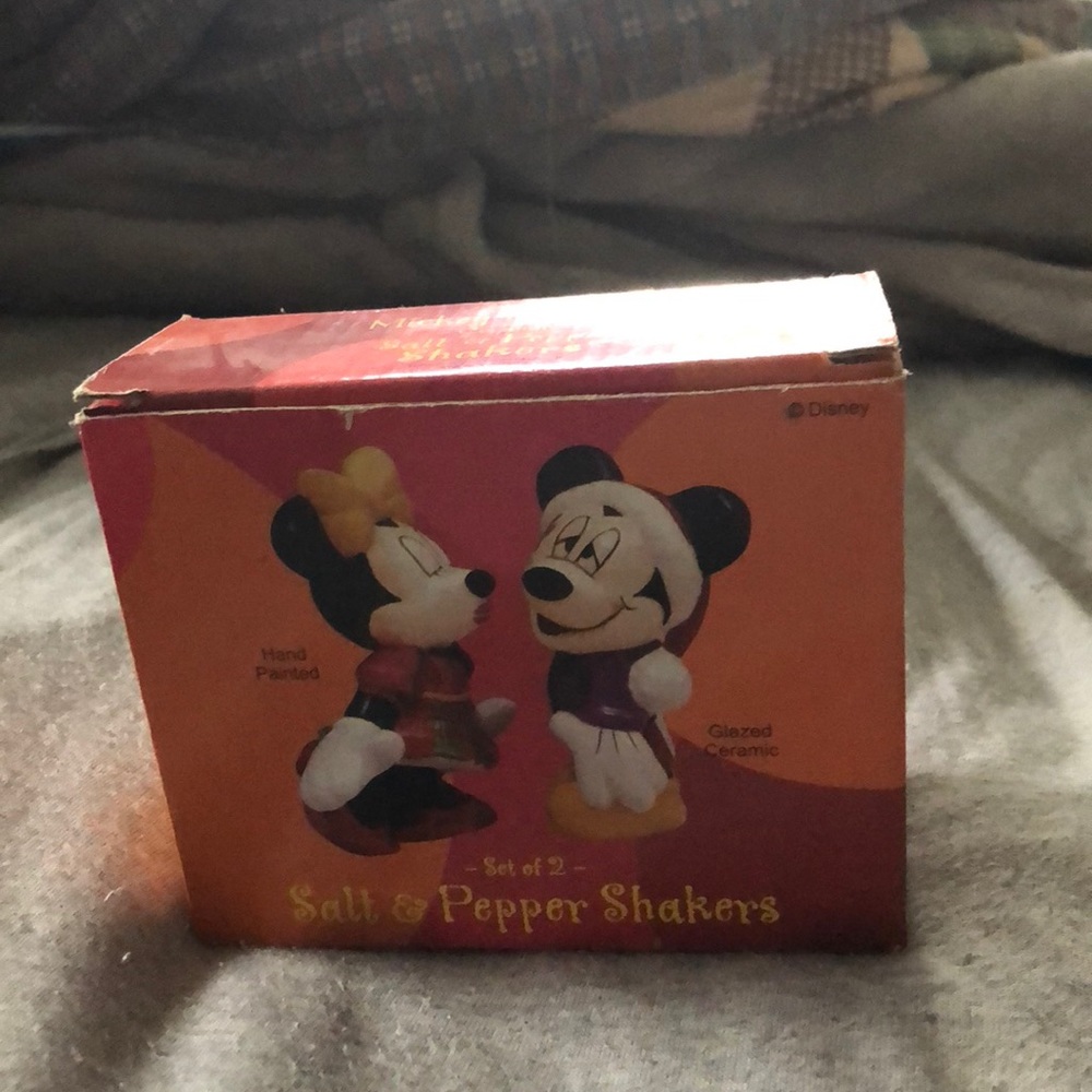 Salt and pepper shakers.